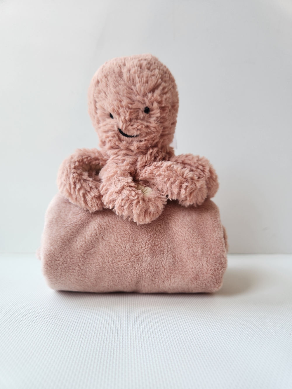 Jellycat Pink/Peach Odell Octopus Soother Baby
